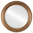 thumbnail image 1 of OVALCREST by The OVALCREST Mirror Store Philadelphia Framed Round Mirror in Sunset Gold 33x33, 1 of 4