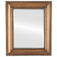 thumbnail image 1 of OVALCREST by The OVALCREST Mirror Store Somerset Framed Rectangle Mirror in Sunset Gold 21x25, 1 of 4