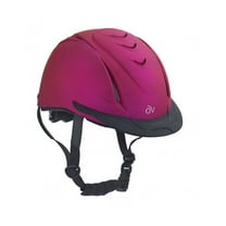 OVATION Metallic Schooler Riding Helmet, Color: Fuchsia, Size: XXS/XS (469765FUSH-XXSX)