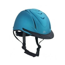 OVATION Metallic Schooler Riding Helmet, Color: Teal, Size: S/M (469765TEAL-S/MD)
