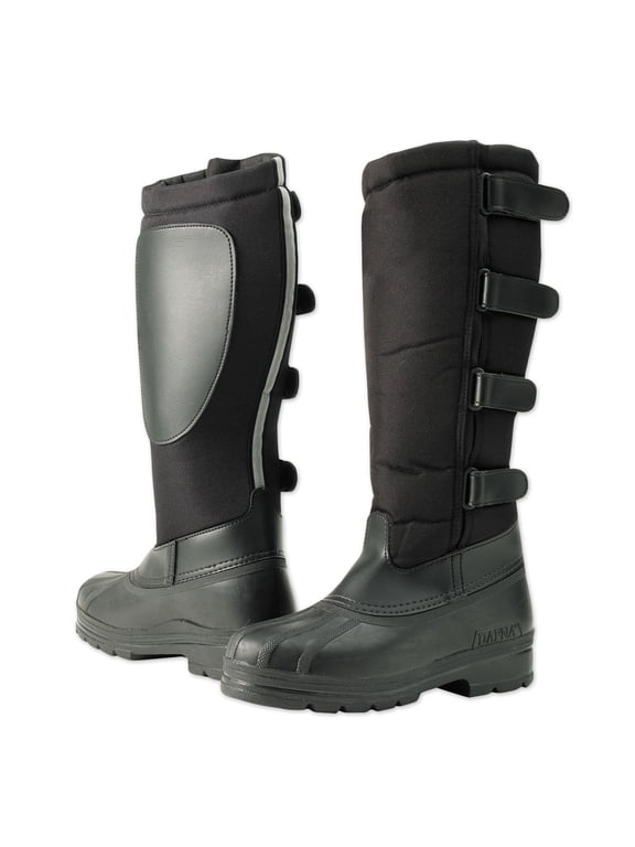 Unisex Blizzard Winter Riding Boots, Color: Black, Size: 37 EU / 6 US Women's