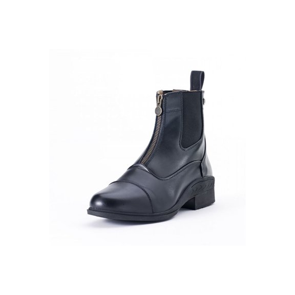 OVATION Adult Female Quantum Zip Paddock Boots, Color: Black, Size: 9 (470802BLK-09)
