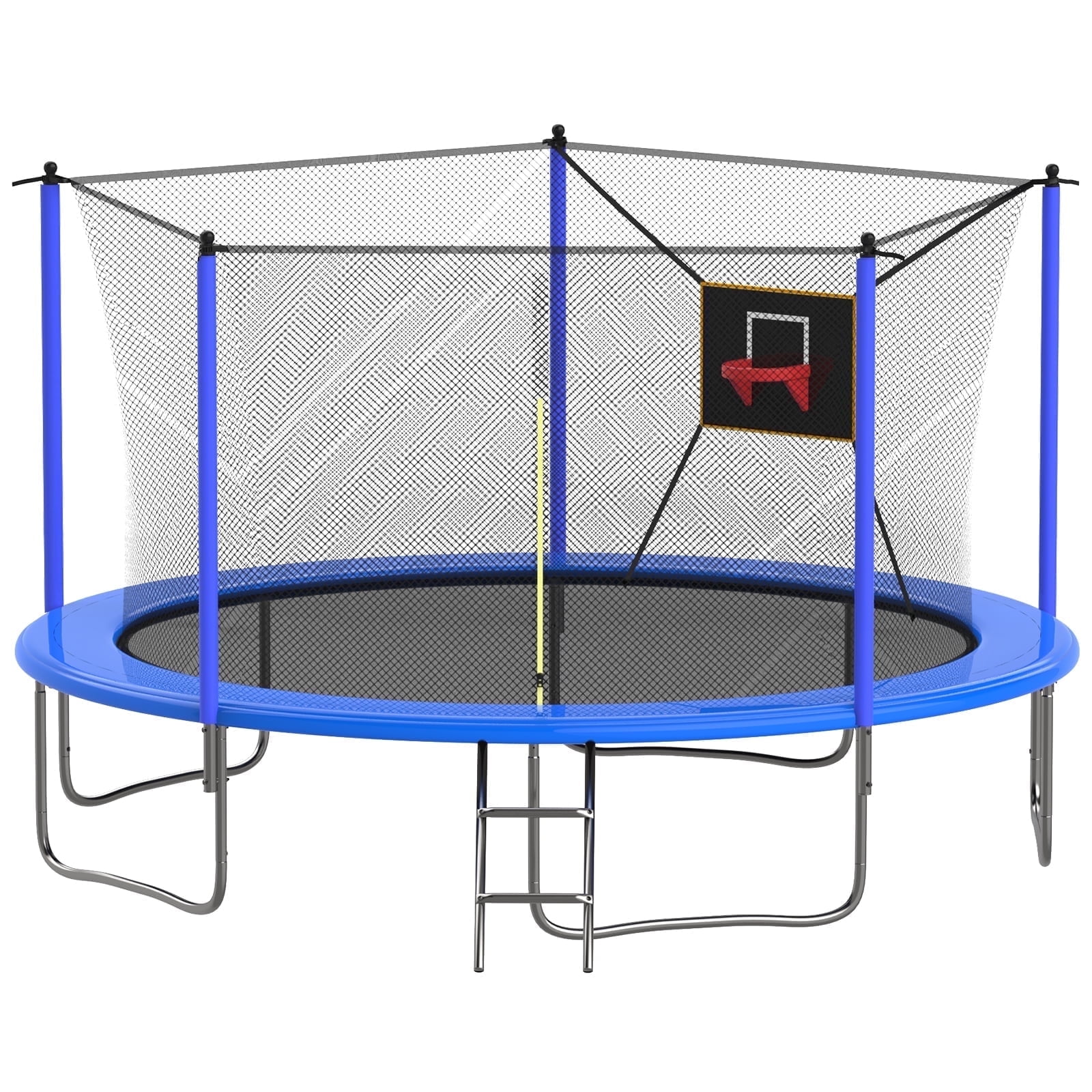 Ovatoys 14FT Trampoline with Enclosure, 1400LBS Capacity