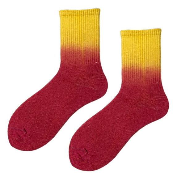 OVBMPZD Crew Socks for Girls Cotton Hot Pink Winter Baseball Fall Socks Ankle Support Socks