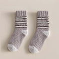 thumbnail image 1 of OVBMPZD Girl Socks Crew Fuzzy Coffee Thermal Winter Soft Fall Durable Socks Anti-Blister Socks, 1 of 4