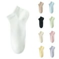 thumbnail image 1 of OVBMPZD Socks for Girls 10-12 Years Low-Cut White Cotton Comfort Socks Ankle Support Socks, 1 of 2