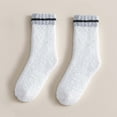thumbnail image 1 of OVBMPZD White Socks for Girls 10-12 Years Fall Fuzzy Crew Novelty Socks Fun Socks for Women, 1 of 3