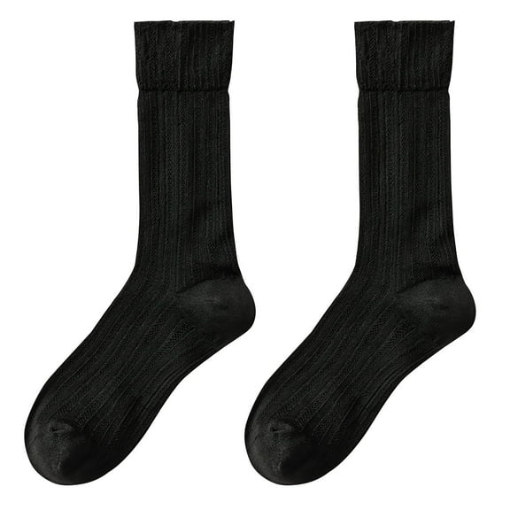 OVBMPZD Women Socks Size 7-9 Casual Black Crew Scrunched Hunting Socks Uniform Socks for Girls