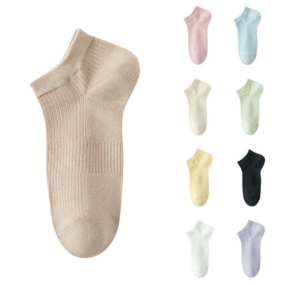 OVBMPZD Women Socks Size 9-11 Low-Cut Khaki Cotton Soft Fall Durable Socks Fun Socks for Women