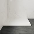thumbnail image 1 of OVE Decors 48-in W x 36-in D Shower Base Pan Rectangle, Hidden Side Drain, White Acrylic, Reversible Design, 1 of 11