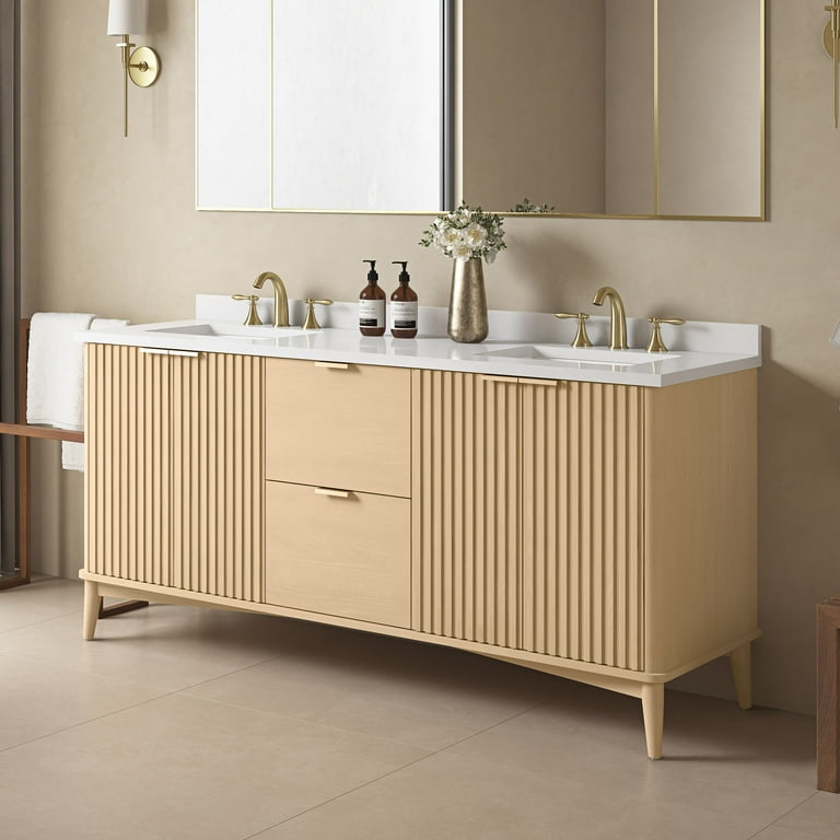 OVE Decors Tahoe 72-in Dove Gray Undermount Double Sink Bathroom Vanity with White Engineered Stone Top OVE Decors Tahoe 72-in Dove Gray Undermount Double Sink Bathroom Vanity with White Engineered Stone Top