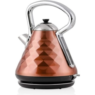 HAYDEN HERITAGE ELECTRIC TEA KETTLE 75041 1.7L 7C IVORY COPPER