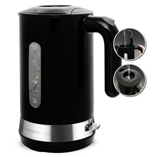 Ktaxon 1.8L Electric Kettle Water Heater, Coffee Pot with Auto Shut-Off,  Boil-Dry Protection, Black