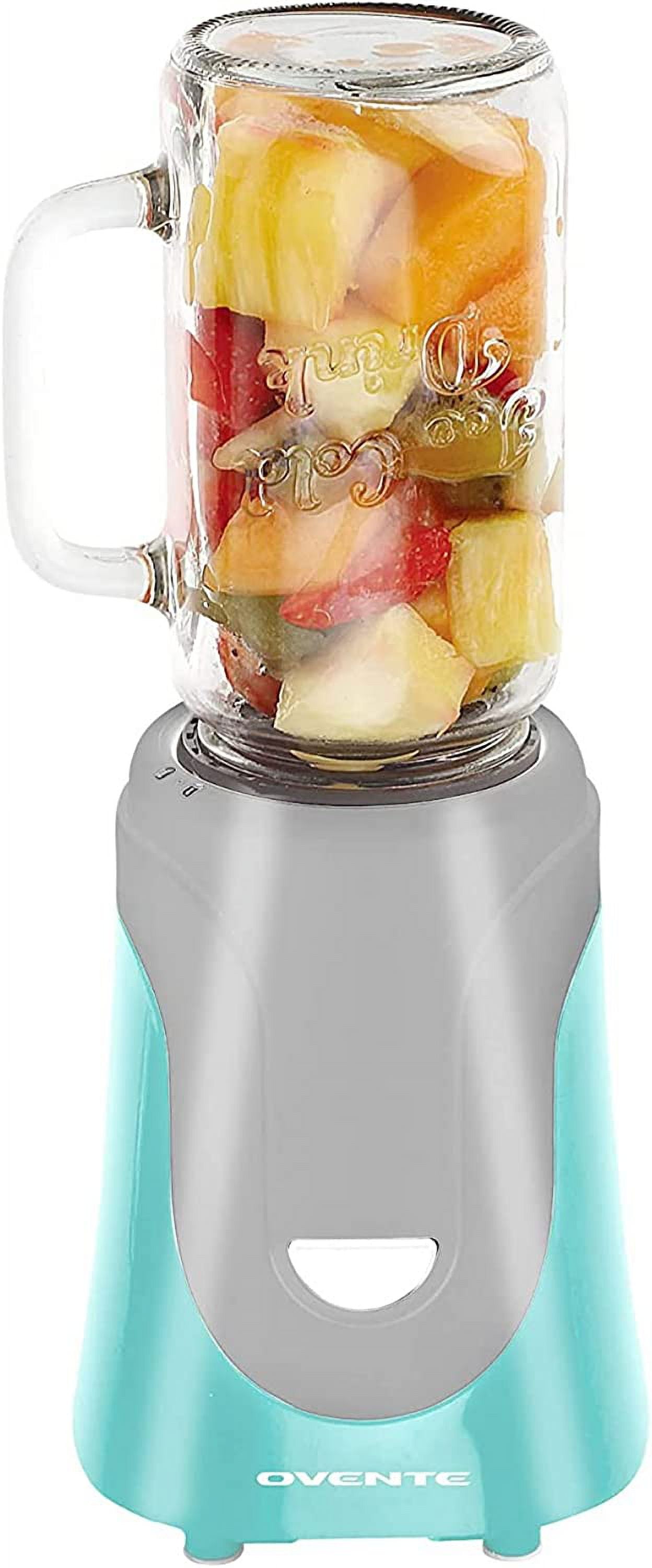 OVENTE 18 oz Electric Portable Blender, BPA-Free, Turquoise BLH1002T