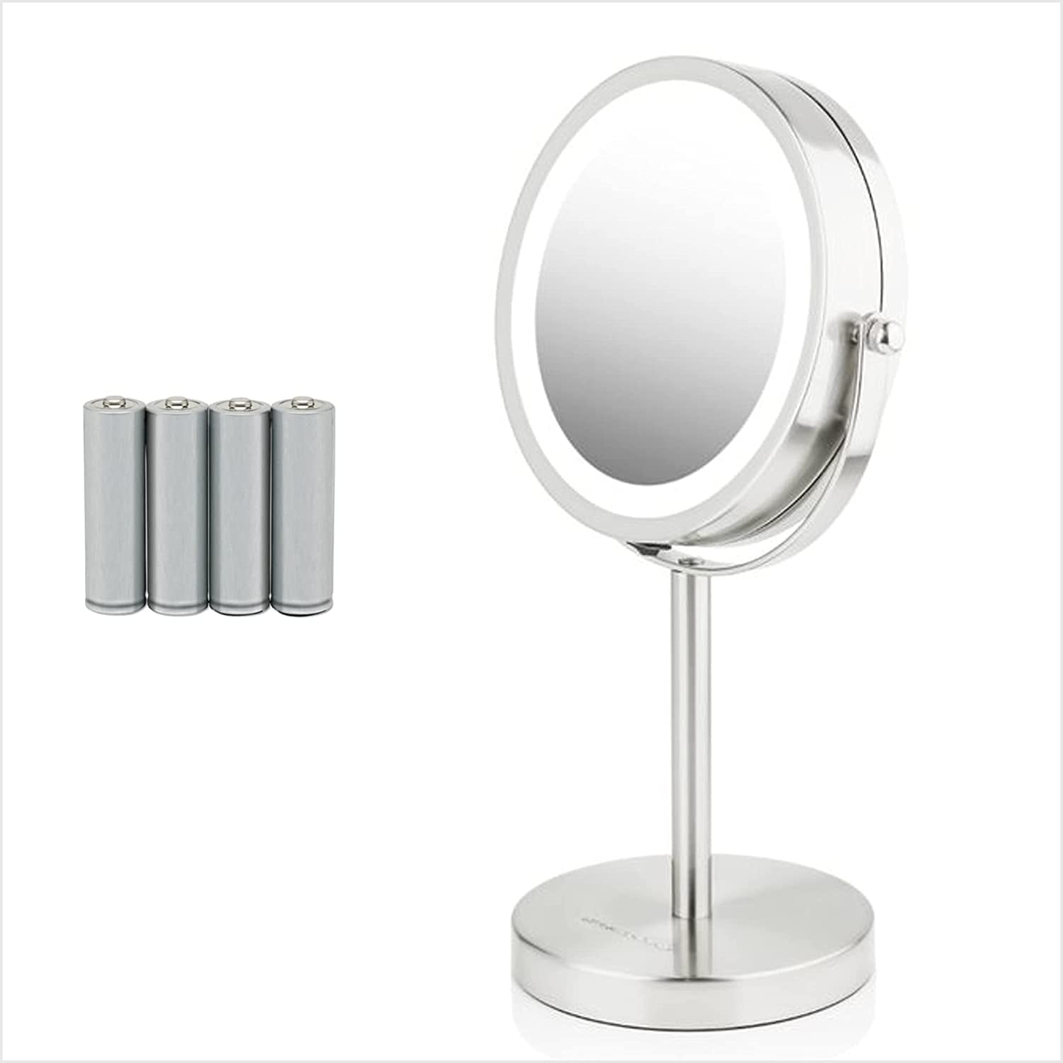 Revlon: 1x+7x Round 6 Table Top Lighted Makeup Mirror :: Brantford Home  Hardware