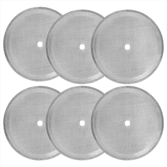 OVENTE 6 Pieces Mesh Replacement, Compatible with 27 Ounce Coffee French Press Brands, Universal Design of High-Grade Stainless-Steel Filter, ACPF7027S