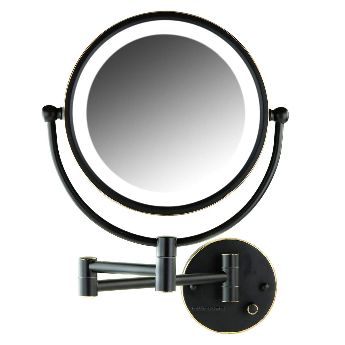 Oil rubbed bronze sale makeup mirror lighted