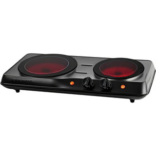 Wobythan Electric Hot Plate Infrared Induction Cooktop Stove 3500W Burner  Ceramic Glass for Cooking 