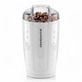 thumbnail image 1 of OVENTE Electric Coffee Grinder with One Touch Push-Button, White CG225W | 2.5oz Capacity, 150W Motor, Stainless Steel Blades for Uniform Grinding of Beans, Spices, Herb, Nuts & More, Safety Lock Lid, 1 of 7