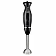 OVENTE Electric Corded Hand Blender, 300W with 2 Mixing Speeds Black HS560B | Handheld Immersion Stick Mixer with Stainless Steel Blades for Smoothies, Purees & Baby Food