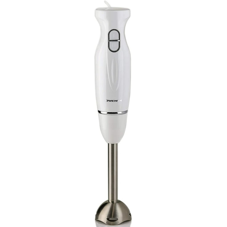 OVENTE Electric Cordless Immersion Hand Blender, 8-Mixing Speed,  Rechargeable, New- Black HR981B