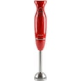 thumbnail image 1 of OVENTE Immersion Hand Blender, 300W Electric Handheld Stick Mixer with 2 Mixing Speeds and Stainless Steel Blades for Smoothies, Purees & Baby Food, Red HS560R, 1 of 9