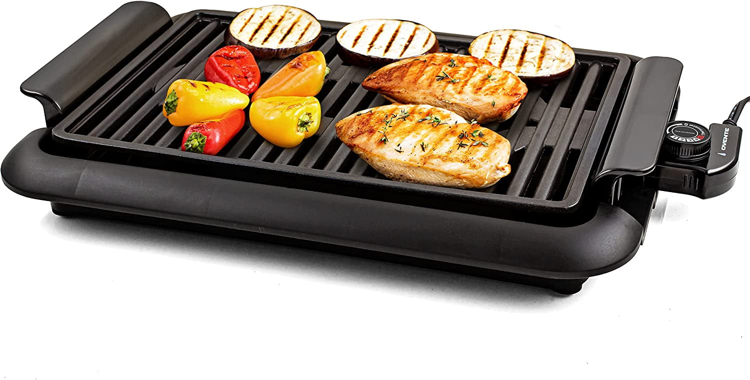 Healthy Indoor Grill with Die-Cast Aluminum Non-Stick Cooking Surface -  6619860