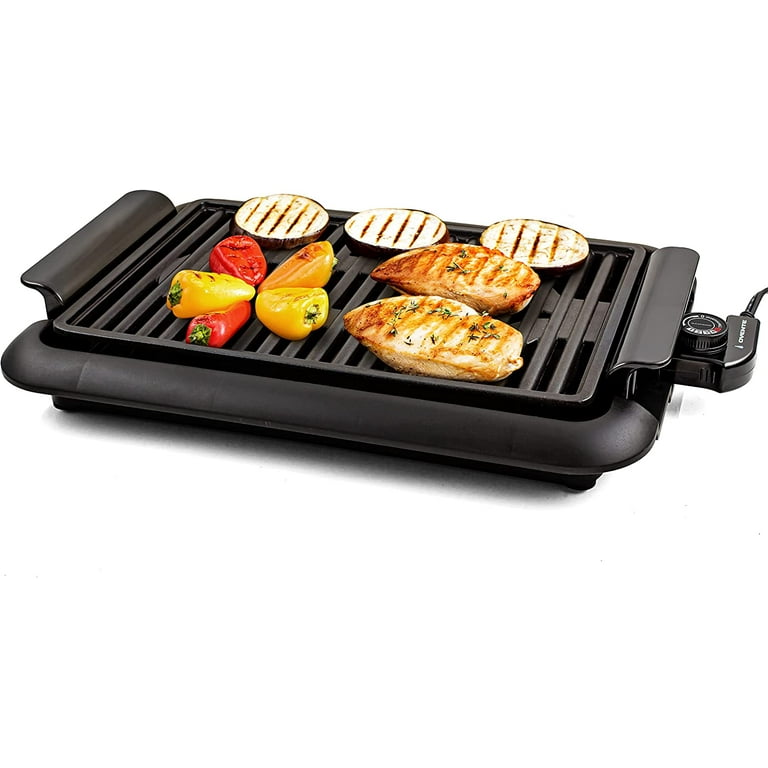 T-Fal OptiGrill Indoor Electric Grill with Removable, Dishwasher Safe  Nonstick Plates, GC712D54 