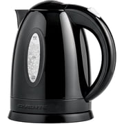 OVENTE Electric Kettle, 1.7L Fast Boiling Water Heater for Coffee or Tea, BPA Free with Water Level Gauge, Auto Shut-Off, Boil-Dry Protection, Indicator Light and Removable Filter, Black KP72B
