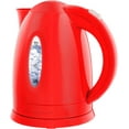 thumbnail image 1 of OVENTE Electric Kettle Hot Water Heater 1.7 Liter - BPA Free Fast Boiling Cordless Water Warmer - Auto Shut Off Instant Water Boiler for Coffee & Tea Pot - Red KP72R, 1 of 9