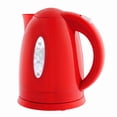 thumbnail image 1 of OVENTE 1.7L Electric Kettle with 1100W Fast Boiling Water, Red KP72R, Best for Coffee or Tea, BPA-Free, Water Level Gauge, Auto Shut-Off, Indicator Light, Boil-Dry Protection & Removable Filter, 1 of 8