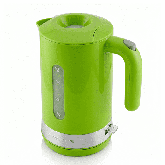 OVENTE 1.8L Electric Kettle, 1500W Fast Boiling Heater for Coffee or Tea, BPA Free, Easy to Fill Lid, Water Level Window, Auto Shut-Off, Boil-Dry Protection and Removable Filter, Green KP413G