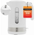 thumbnail image 1 of OVENTE Electric Kettle Hot Water Heater 1.8 Liter - BPA Free Fast Boiling Cordless Water Warmer - Auto Shut Off Instant Water Boiler for Coffee & Tea Pot -White KP413W, 1 of 9