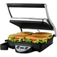 OVENTE Electric Panini Press Sandwich Maker, 1500W Indoor Grill with