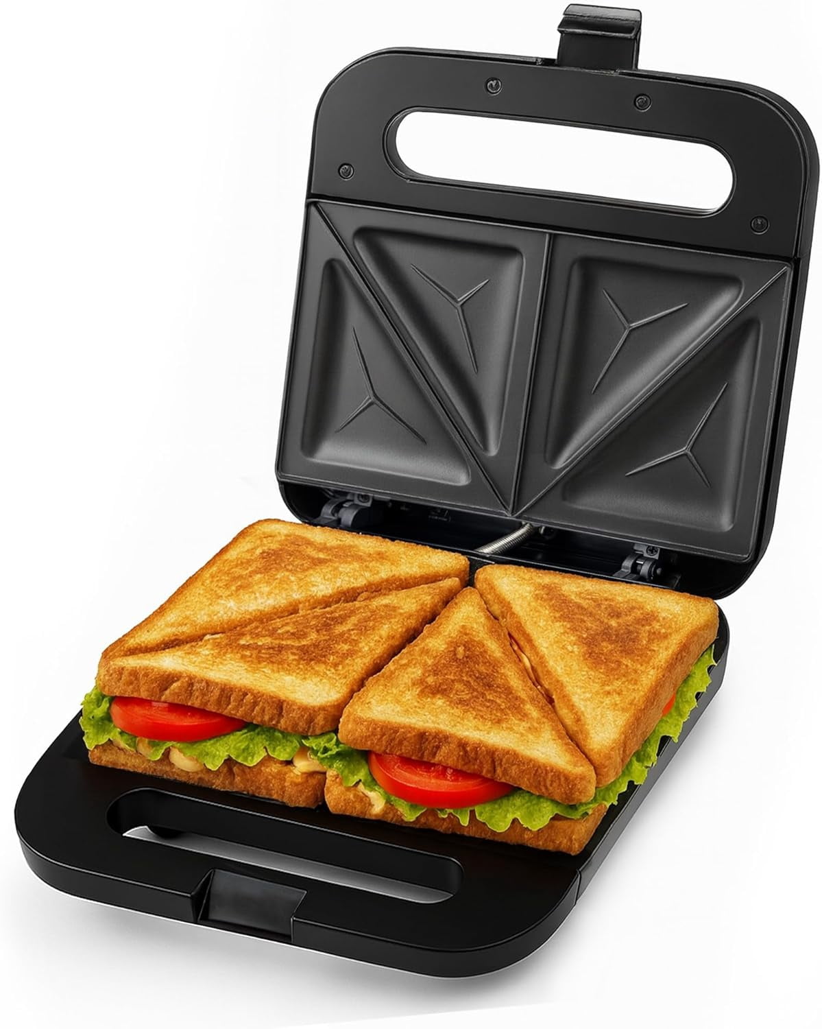 Ovente, Electric Sandwich Maker, GPS401B, Non-Stick Plates