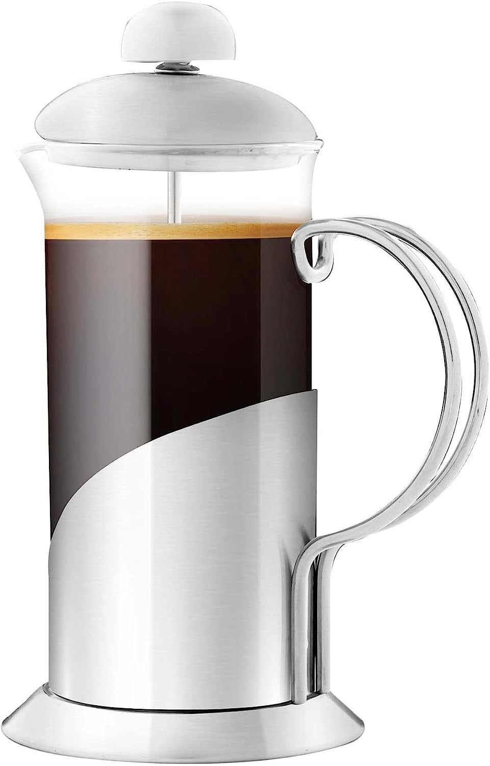 Kaffe Large French Press Coffee Maker & Camping Coffee Pot - Double-Wall  Insulated Borosilicate Glass Tea & Coffee Press - Perfect Travel & Camping