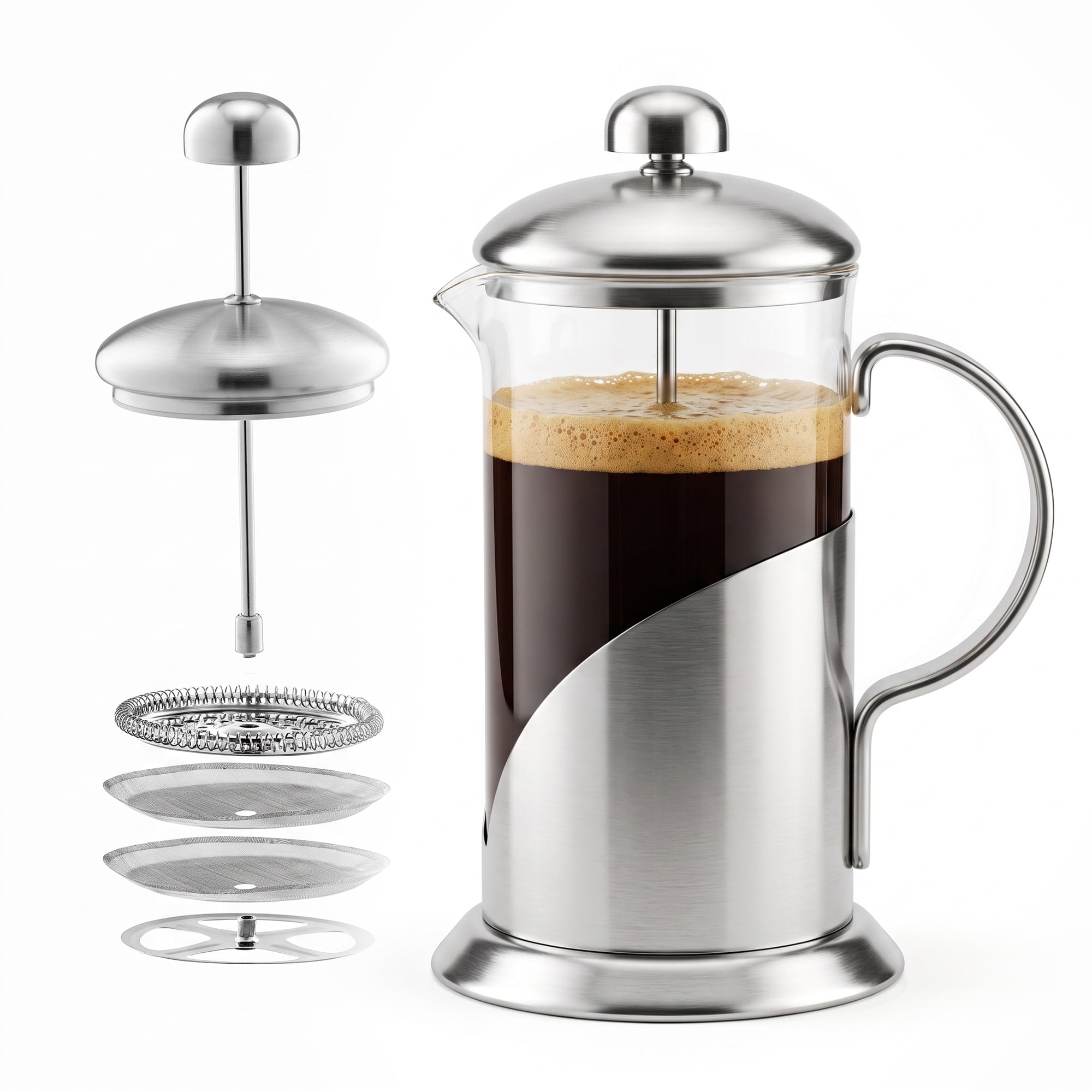 OVENTE French Press Coffee Maker 20 Ounce with Heat Resistant ...
