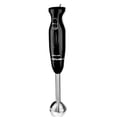 thumbnail image 1 of OVENTE Immersion Blender Black Stainless Steel Blades 300-Watt Multipurpose Hand Mixer 2-Speed Settings, 1 of 1