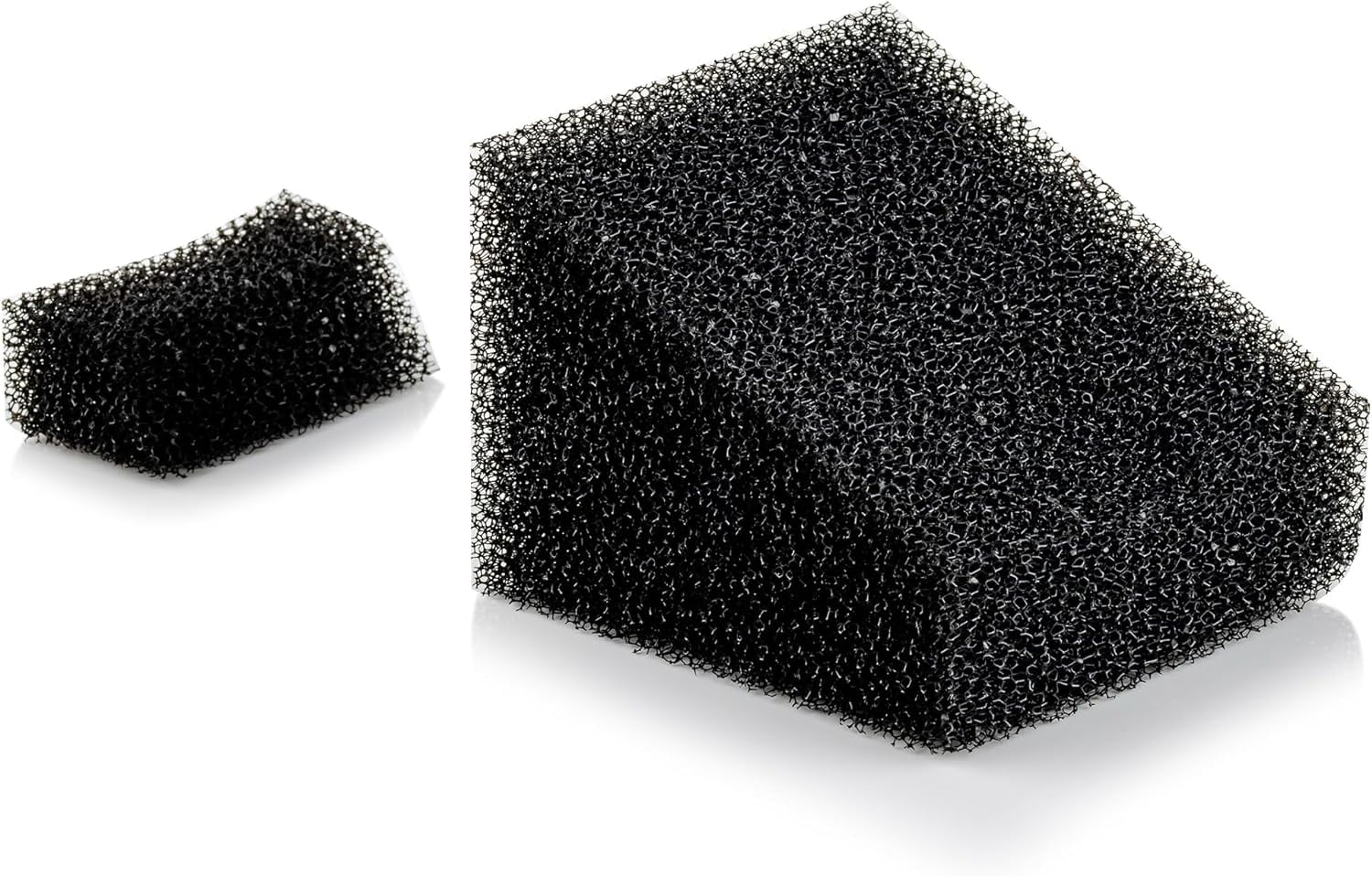 OVENTE Motor Sponge Replacement Filter for Bagless Canister Vacuum ST2620B, Easy to Attach, Washable and Reusable Foam Filter, Black ACPST2681