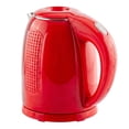 thumbnail image 1 of OVENTE 1.7L Double Wall Electric Tea Kettle, 1100W Power, Red KD64R, Water Boiler with Cool-Touch Exterior, Stainless Steel Interior, Auto Shut-Off, Boil-Dry Protection & Locking Lid, Easy Clean, 1 of 8