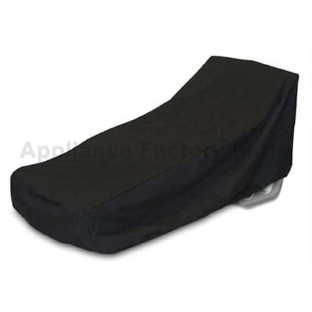 OVER SIZED CHAISE COVER IN BLACK WRBLOSCH