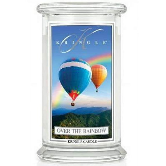 OVER THE RAINBOW Large 2-Wick 22 oz 100 Hour Jar by Kringle Candles