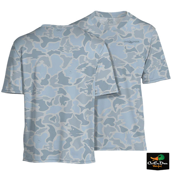 OVER UNDER CLOTHING SHORT SLEEVE TIDAL TECH WATER CAMO - Walmart.com