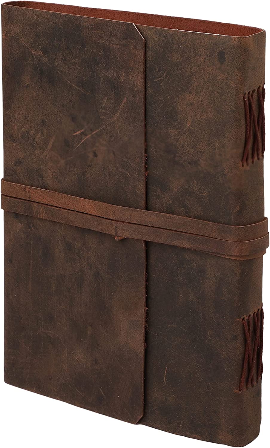 OVERDOSE Buff Belt Leather Journal Diary Notebook - Handmade Journal For Students, Office Bound Leather Journal for men & women Sketchbook Notebook Diary - 6 x 8 inches | 15 x 20 cm | A5