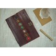 thumbnail image 1 of OVERDOSE Seven Stone Leather Journal - Handmade Antique Stone Journal For Students & Office For Men And Women Diary Leather Sketchbook Drawing Journal Notebook - Size 7 X 10 Inches | 17 X 25 cm | A4, 1 of 5
