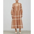 thumbnail image 1 of OVERFIT BUTTON DOWN PLAID MIDI DRESS, 1 of 5
