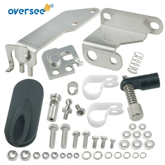 OVERSEE 3A1-83880-1 Remote Control Fitting Kit For Tohatsu Mercury 25HP 30HP Outboard Engine 853800A02
