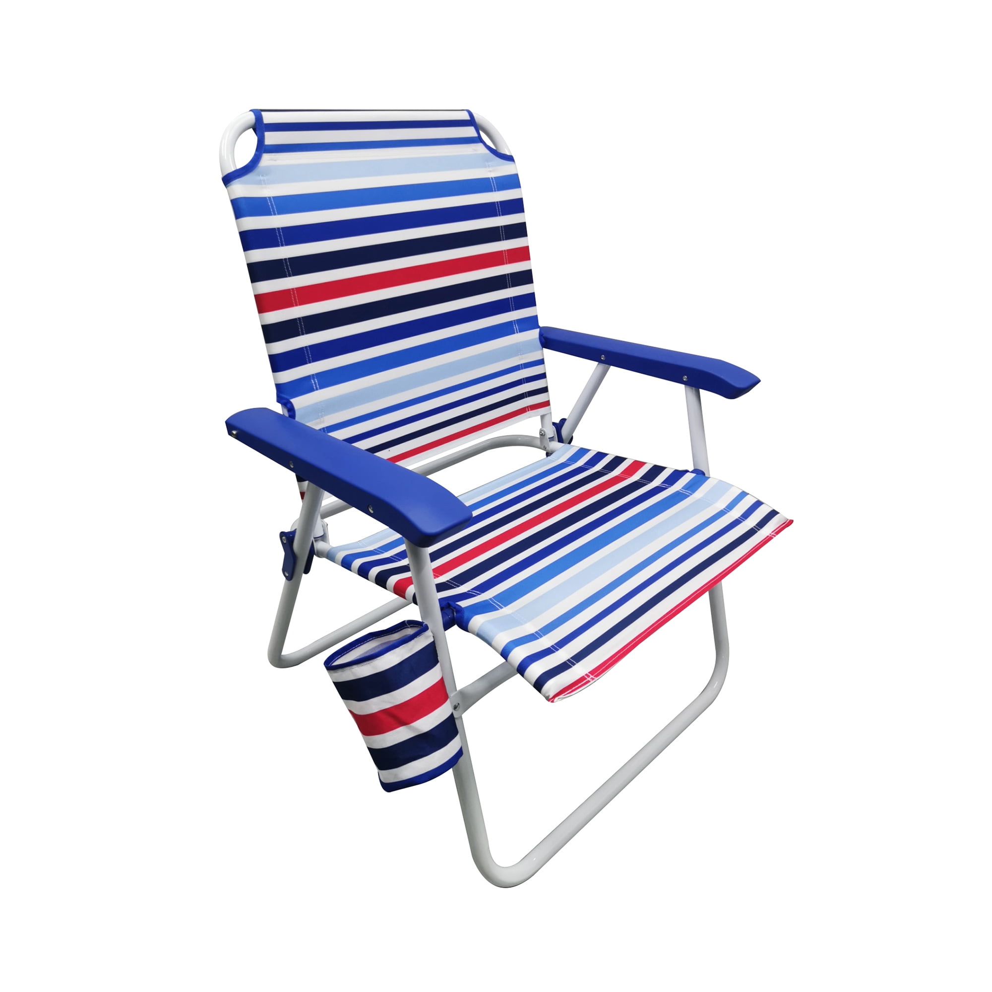 Mainstays Oversize Fabric Chair, Multicolor Stripe