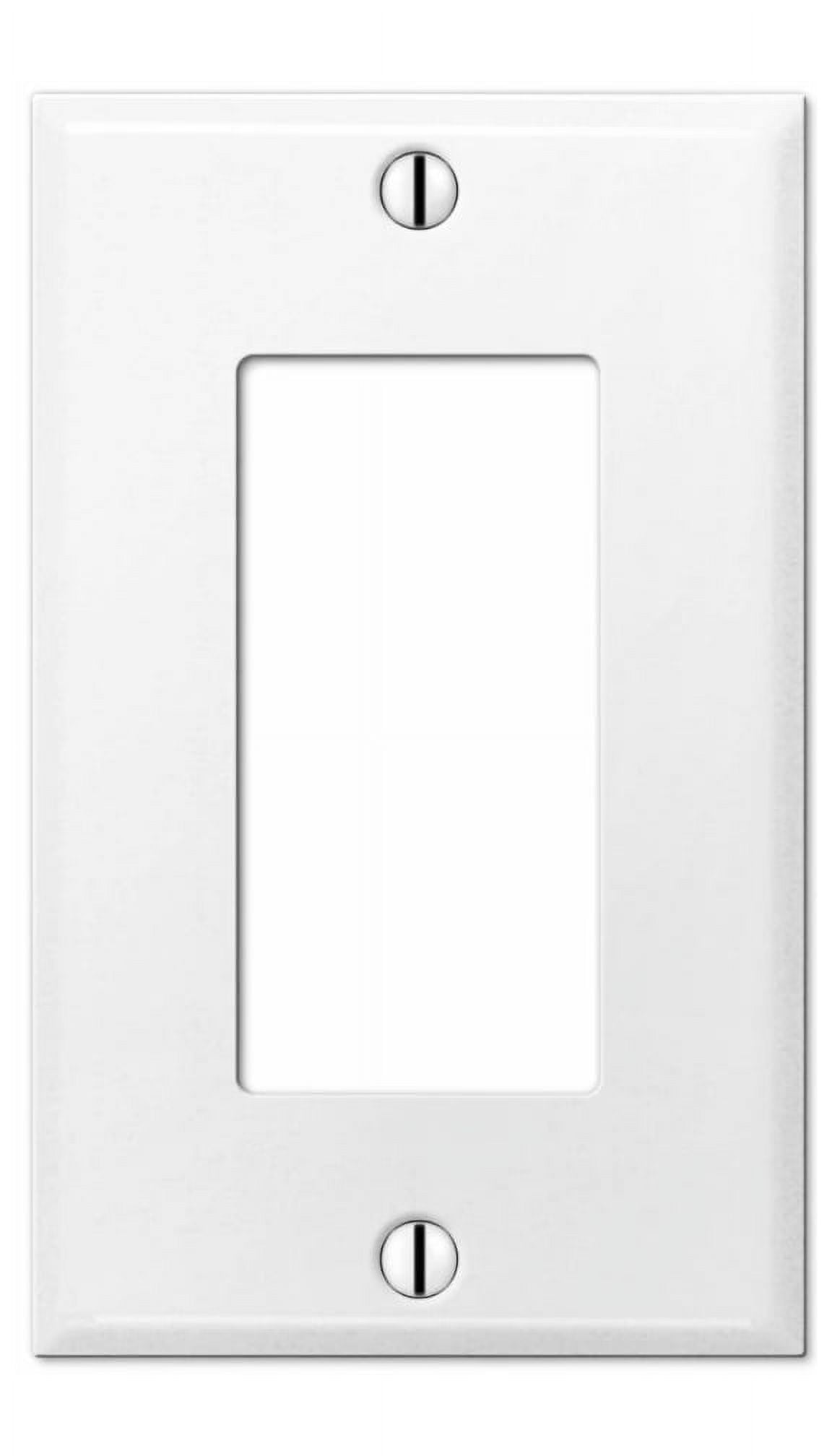 Single Rocker Outlet OVERSIZED 1 Gang Rocker - Decora Metal Wall Plate - Wall Plate for ...