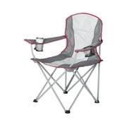Ozark Trail Oversized Quad Chair, Off White & Grey
